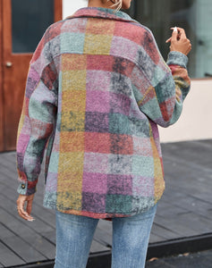 Multicolor shacket