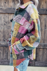 Multicolor shacket